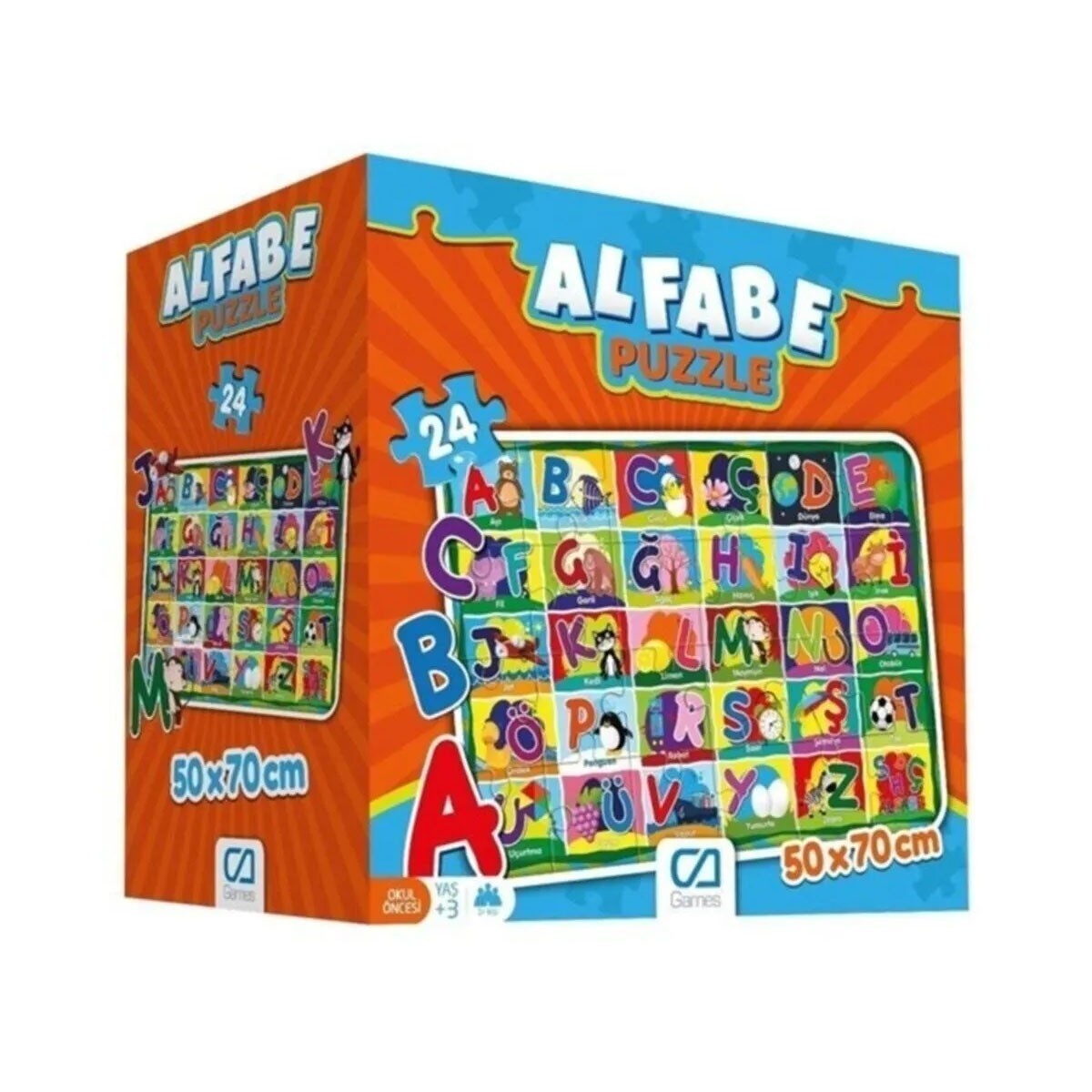 Ca Games Eğitici Puzzle Alfabe CA-5027